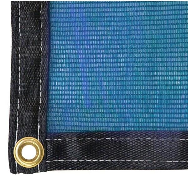 Grillgear 12 x 60 ft. 3 Season Knitted Shade Cloth, Blue - 50 Percentage Shade Protection GR3192912 - main